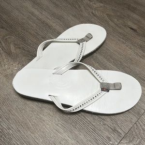 Brand new White Rainbow Sandals size 8.5